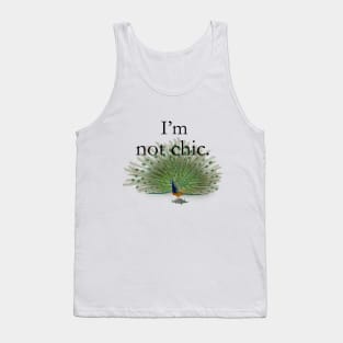 I'm not chic modern design Tank Top